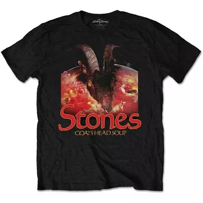 The Rolling Stones Goats Head Soup With Logo T-Shirt Black New • $21.96