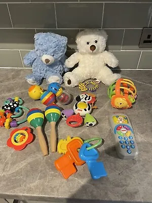 Baby Toy Bundle  SoundsTeethersrattlessoft Playsensory  • £10