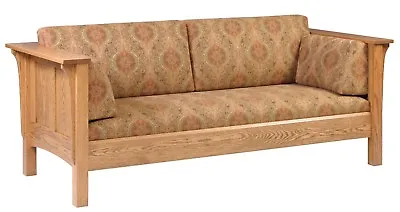 Mission Arts And Crafts Stickley Style Prairie Panel Sofa Couch Made To Order! • $2525