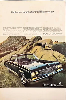 Chrysler New Yorker 4-Door Hardtop Vintage Print Ad 1968 • $13.27