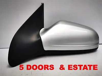 Vauxhall Astra H (2004-09) 5 Doors Wing Mirror Left Passenger Side Silver (#v23) • $46.73