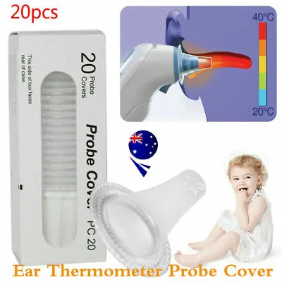 20/40/80x For Braun Thermoscan Ear Thermometer Replacement Lens Filter Probe Cap • $14.98
