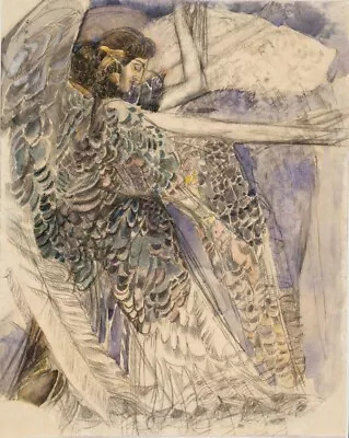 Seraphim : Mikhail Vrubel : 1904 : Archival Art Print • $71