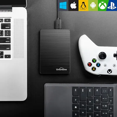 £13.99 • Buy 2.5  USB 3.0 External Hard Drive Laptop Storage HDD 1TB Mac Xbox One PC PS4