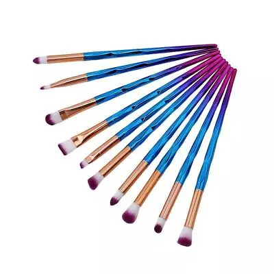$12.14 • Buy Eye Make-up Brushes Diamond Unicorn Eyeshadow Eyebrow Blending Brush Set New CS