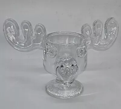 National Lampoon's Christmas Vacation Clark Griswold Glass Moose Mug 8 Oz Clear • $19.99