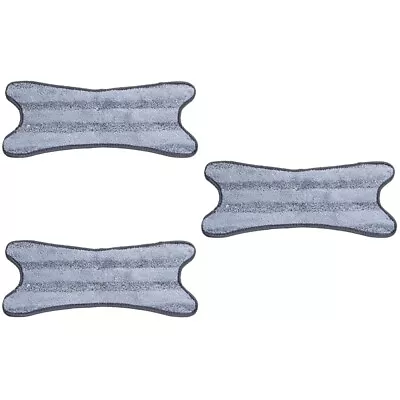  3 PC Mop Mopping Cloth Microfiber Head Cleaning Replacement Flat • £12.19