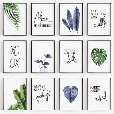 £3.99 • Buy Bedroom Wall Art Home Decor Quotes Prints Print Living Room Posters