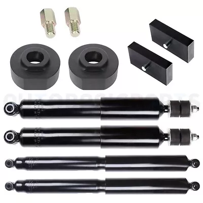 For 2000-2004 Ford F-250 Super Duty 2WD 2  Front & 1  Rear Leveling Kit & Struts • $105.54