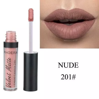 £3.39 • Buy PHOERA Liquid Lipstick Christmas Velvet Matte Long Lasting Waterproof 12 Colors