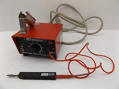 Meisei M-10 Hot Tweezers Thermal Wire Stripper W/2A Knife Tested. • $100