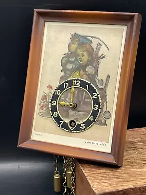 Vintage B Hummel Miniature Clock Ars Sacra 9666 W. Germany Windup Clock-no Key • $15