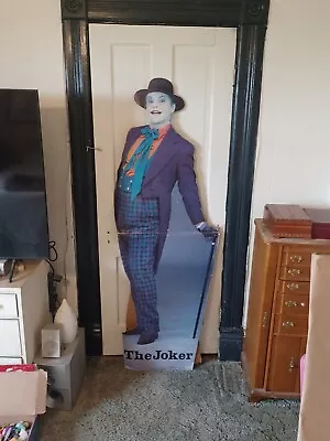 1989 BATMAN Jack Nicolson The Joker Lifesize CARDBOARD CUTOUT Starmakers Standee • £106.16