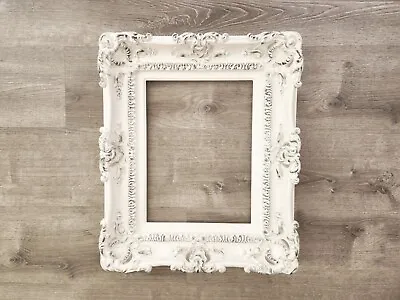 12x16 Vintage White Shabby Chic Ornate Wall Picture Frame Baroque Style • $174.99