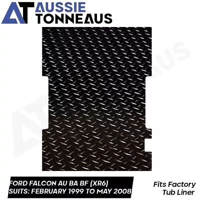 Checker Plate Rubber Ute Mat For Ford Falcon AU BA BF XR6 (Feb1999 - May 2008) • $159