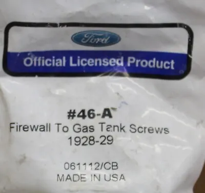 1928-29 Gas Tank To Cowl Bolt Set Ford Model A • $13.50