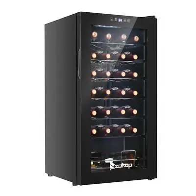 80L Refrigerator Wine Cooler Fridge 28 Bottles Capacity Digital Glass Door Home • $216.59