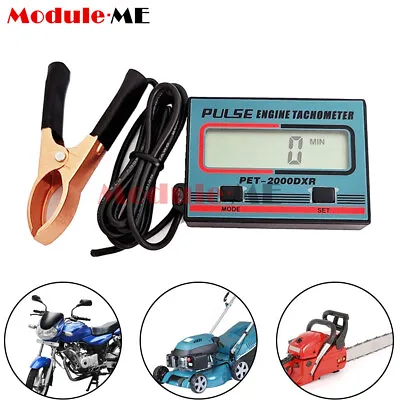 Digital 1~99999 Minutes Meter Tachometer RPM Gauge Timer LCD Display 2/4 Stroke • $44.33