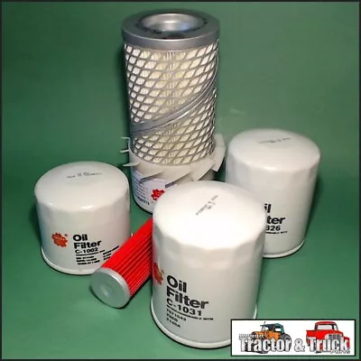 FLK5222-C Oil Fuel Air HST Hyd Filter Kit Kubota F2400 Out Front Mower Tractor • $78.50