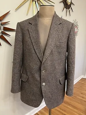 Kevin Howlin Donegal Mist Tweed Jacket Blazer 45R Wool Cashmere Mohair READ • $49.90