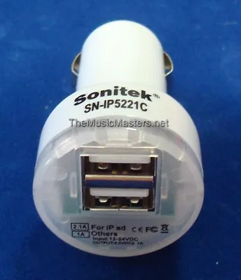 2-Port USB Dual Car Cell Phone Battery Charger 12 Volt Auto Lighter Plug 2.1A  • $8.29