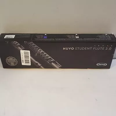 Nuvo Student Plastic Flute 2.0 Black With Hard Case N230SFBK • $129.99