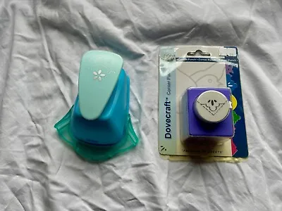 Card Making Punches X 2 I New I Used • £3