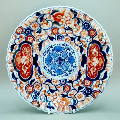 FUKUGAWA Japanese Arita IMARI Porcelain Quality C19th CHARGER Plate • £9.99