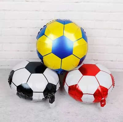 Soccer Foil Balloon 3 Colours 18inch • $3.50