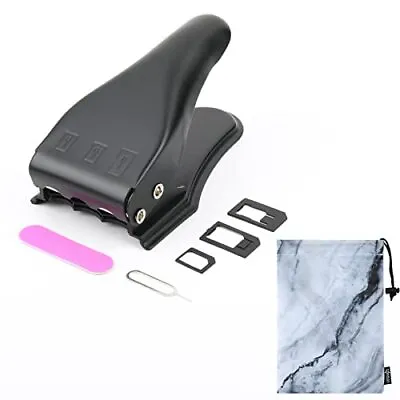 Sim Card Cutter Nano Micro Standard Sims Adapters Eject Pin Set IPhone Android • $16.96