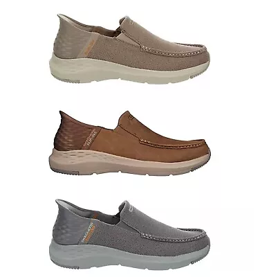 Skechers Parson Oswin Men's Slip Ins Slip Ons Shoes Sneakers Memory Foam • $84.99