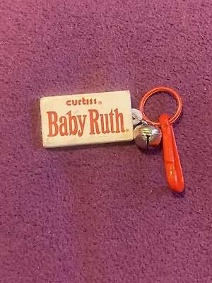 $19.99 • Buy Vintage 1980s Plastic Bell Charm Baby Ruth Candy Bar For 80s Charm Necklace