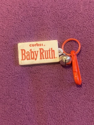 $19.99 • Buy Vintage 1980s Plastic Bell Charm Baby Ruth Candy Bar For 80s Charm Necklace