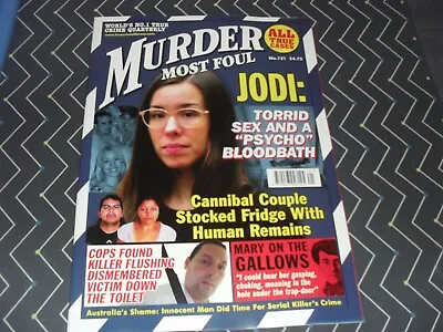 £4.99 • Buy MURDER MOST FOUL TRUE CRIME N0 121  Free Uk Post Jodi !