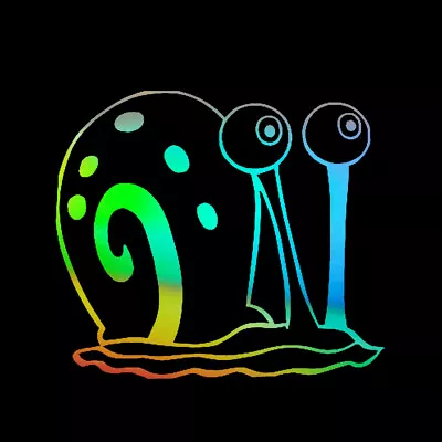 £3.71 • Buy 2PCS Awkward Snail Car Sticker Vinyl Truck Laptop Window Bumper Motorcycle Decal