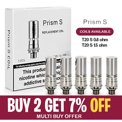 Innokin Prism S Coils T20S 0.8Ω | 1.5Ω Replacement Coil For Endura T20S T20-S EZ • £7.65