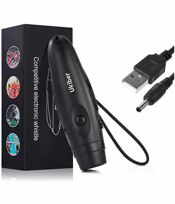 Ukiber 3-Tone Electronic Whistle - USB Rechargeable With Emergency Flashlight • $18.99