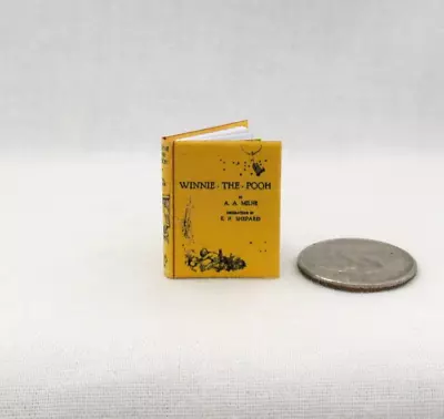 WINNIE THE POOH 1:12 Scale Miniature Readable Illustrated Book • $7.65