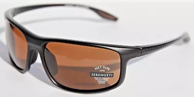 SERENGETI Levanzo POLARIZED Sunglasses Dark Brown/PhD Drivers NEW 8610 Japan • $139.95