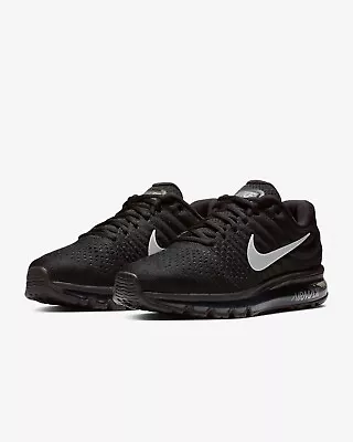 Nike Air Max 2017 849559-001 Men's Black Anthracite Running Sneaker Shoes YE162 • $139.99