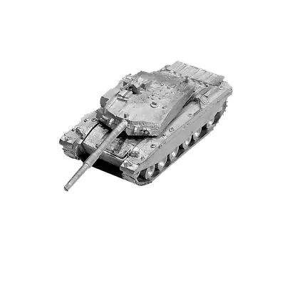 N Gauge Challenger Tank Armoured Vehicle Unpainted Metal Kit For Model Railway • £6.95