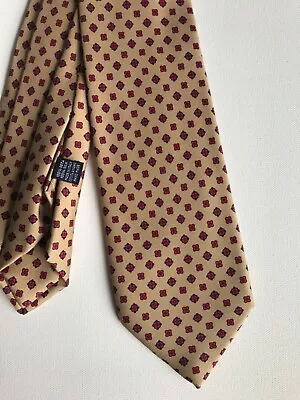 Domenico Vacca 7 Fold Silk Tie Extra Long 65” • $44.09