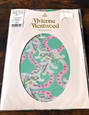 Vivienne Westwood Japan Pantyhose Stocking Tights Brocade Squiggle Green SizeM-L • $49.80