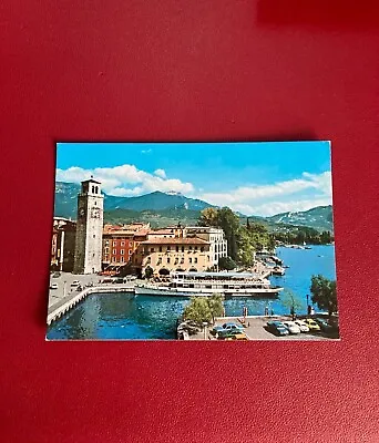 The Hotel Sole On Lake Of Garda Ferry On The Harbour Postcard (E29)  • £5.99