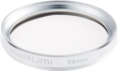 MARUMI UV Filter 34mm UV 34mm Silver For UV Absorption Free Expedited Shipping • $36.08