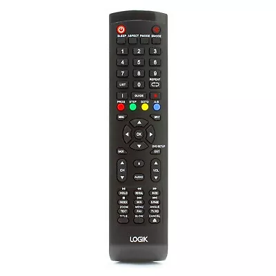 Genuine Logik 9912170965 TV Remote Control For L20HE15 L24HE16 L24HED16 L32HE18 • £11.99