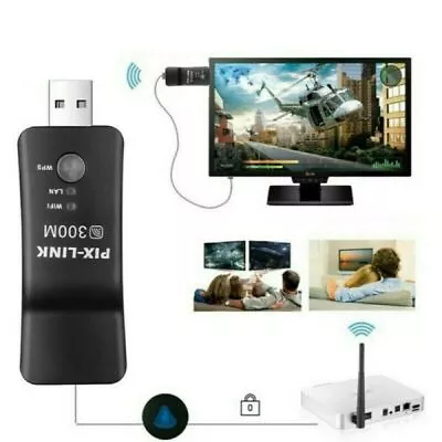 Adapter Wireless LAN Adapter Ethernet Cable WiFi Dongle For Samsung Smart TV 3Q • $21.85