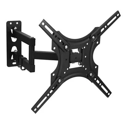 TV Monitor Wall Mount Bracket Swivels Tilts Extension 14-55  LED LCD Flat Curved • $28.62