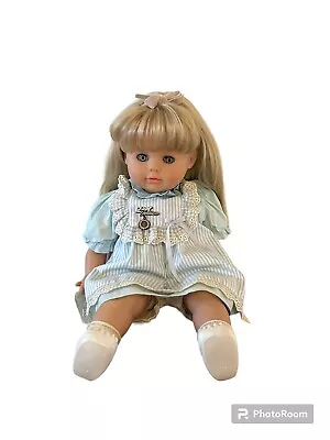 Max Zapf Creation West Germany Dolls 17  Blonde Hair & Blue Eyes • $43.72