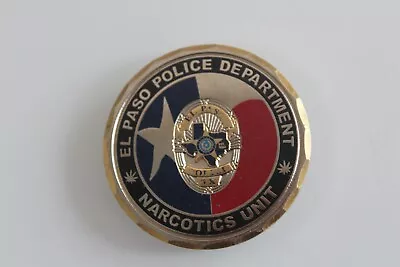 EL Paso Police Department Narcotics Unit Challenge Coin • $24.99